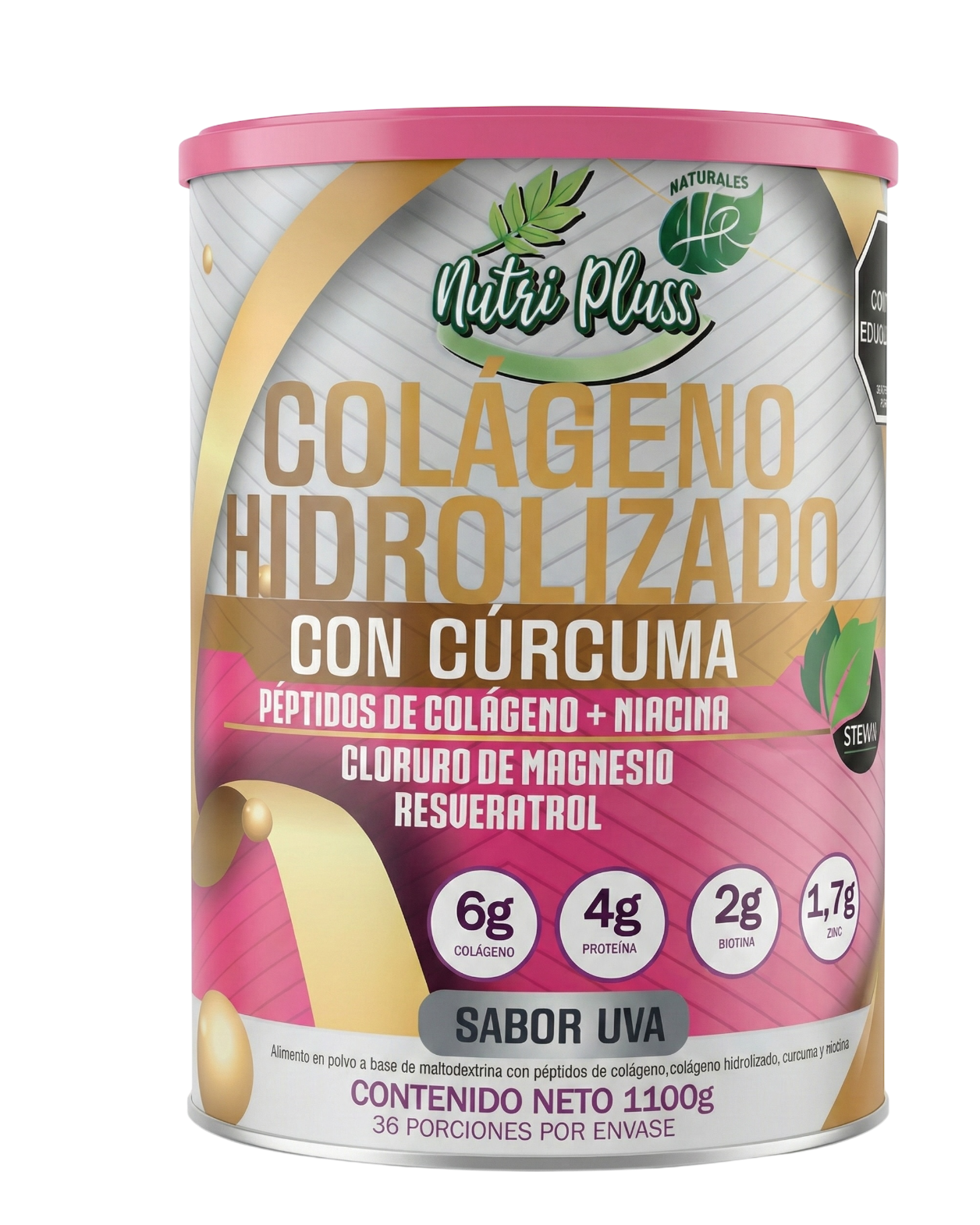 Colágeno + Cúrcuma Nutri Pluss