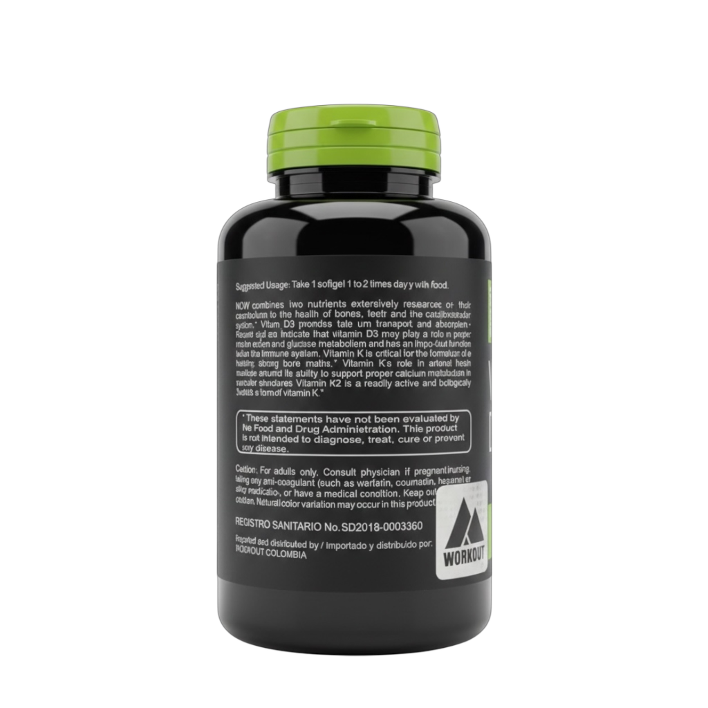 Vitamina D3 + K2 Workout